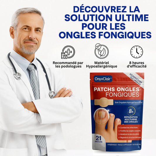OnyxClair™ - Patchs Ongles Fongiques